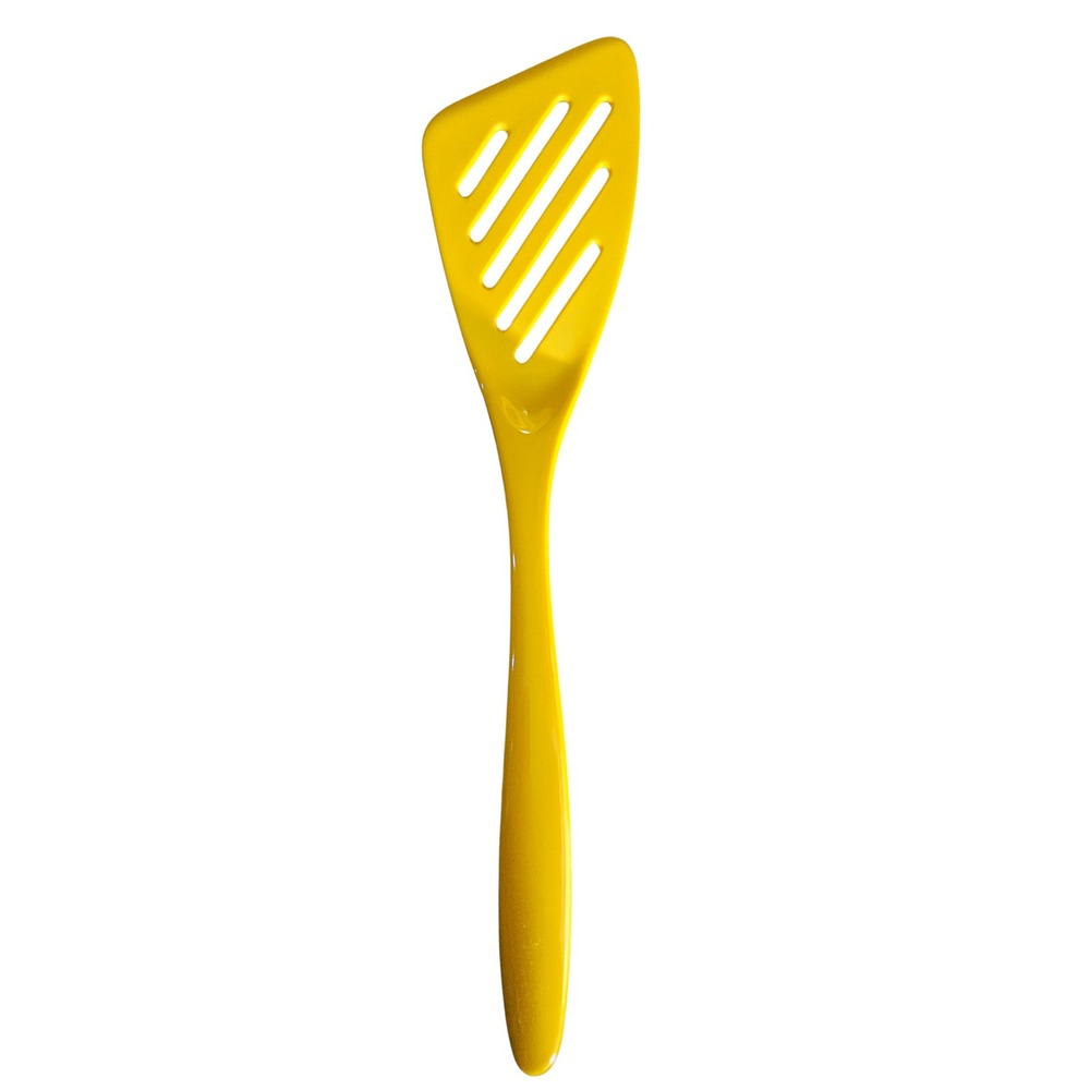 Hutzler Melamine Slotted Turner Spatula Yellow Kitchen Utensil Item 541